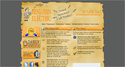 Desktop Screenshot of benjamin-electric.net